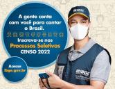 Imagens da Notícia - OPORTUNIDADE DE EMPREGO   Censo 2022